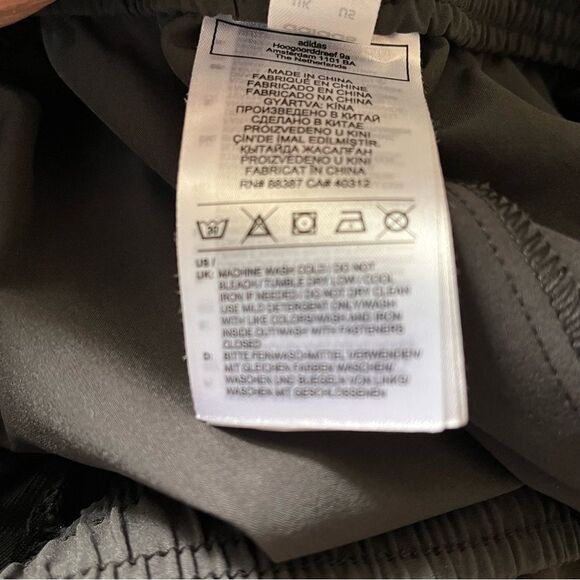 Adidas Aeroready Dark Gray 3 Stripe Tapered Sweat Track Pants Size Medium - Picture 10 of 14